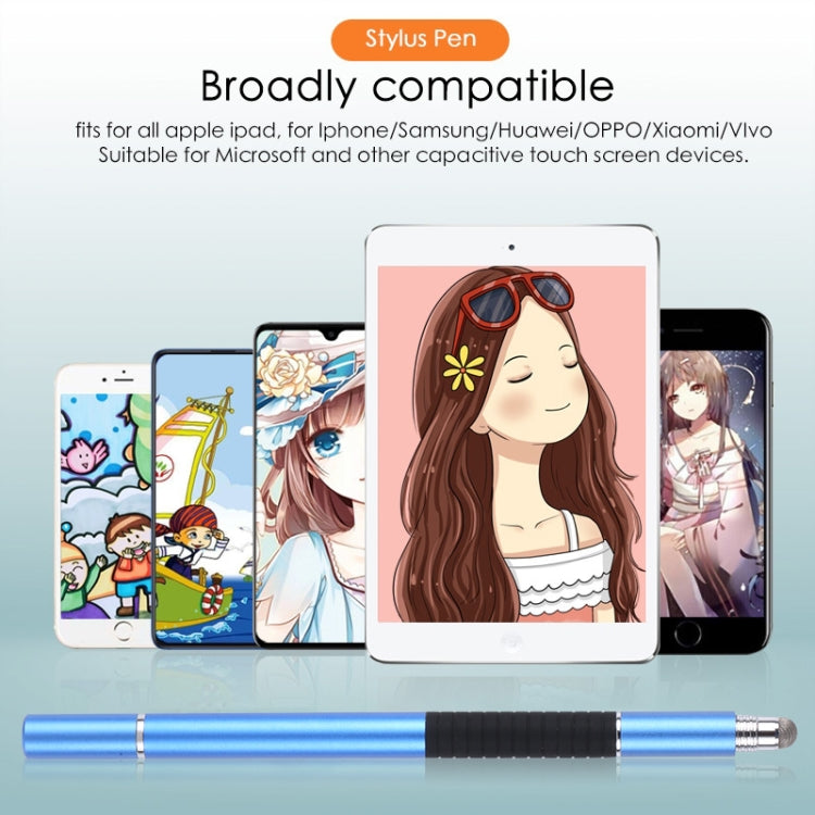 3 in 1 Universal Silicone Disc Nib Stylus Pen with Mobile Phone Writing Pen & Common Writing Pen Function