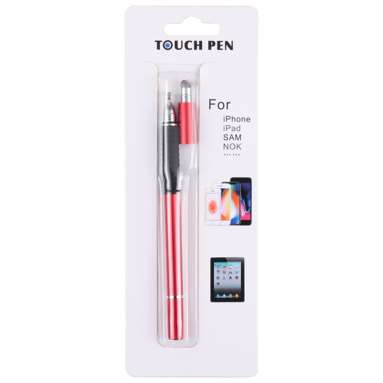 3 in 1 Universal Silicone Disc Nib Stylus Pen with Mobile Phone Writing Pen & Common Writing Pen Function