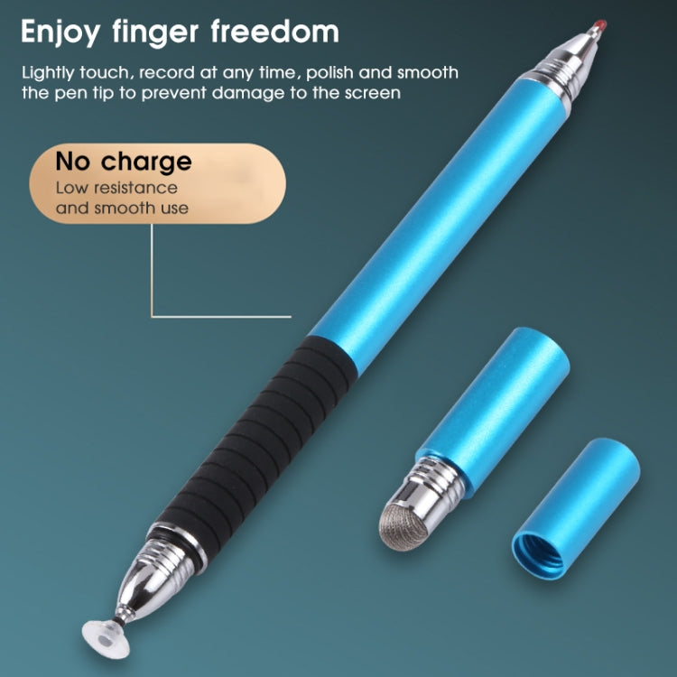 3 in 1 Universal Silicone Disc Nib Stylus Pen with Mobile Phone Writing Pen & Common Writing Pen Function