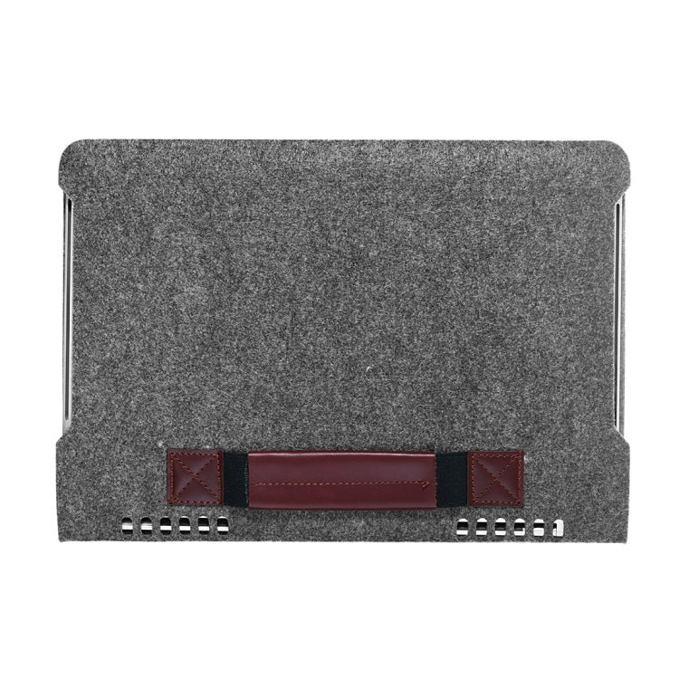 Portable Stylish Business Felt Sleeve Bag Protective Case for MacBook 13.3 inch