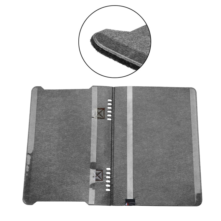 Portable Stylish Business Felt Sleeve Bag Protective Case for MacBook 13.3 inch