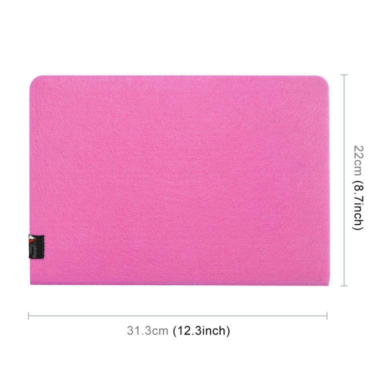 Portable Stylish Business Felt Sleeve Bag Protective Case for MacBook 13.3 inch