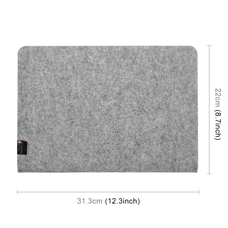 Portable Stylish Business Felt Sleeve Bag Protective Case for MacBook 13.3 inch