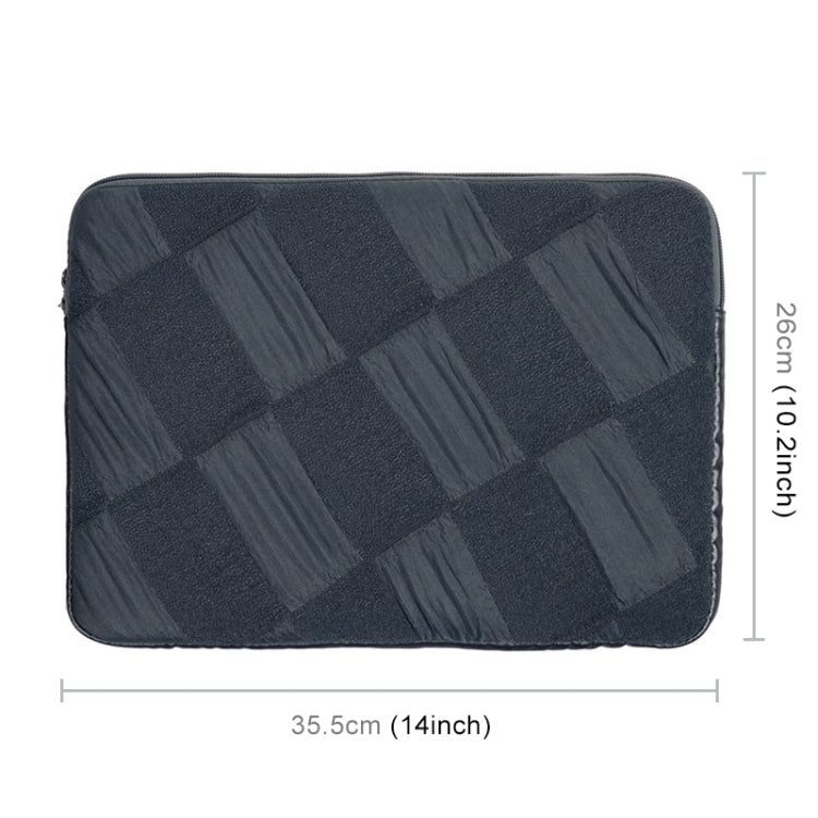 Grid Pattern Neoprene Fashion Sleeve Bag Laptop Bag for MacBook 13.3 inch