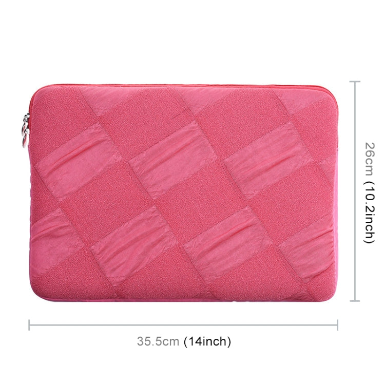 Grid Pattern Neoprene Fashion Sleeve Bag Laptop Bag for MacBook 13.3 inch