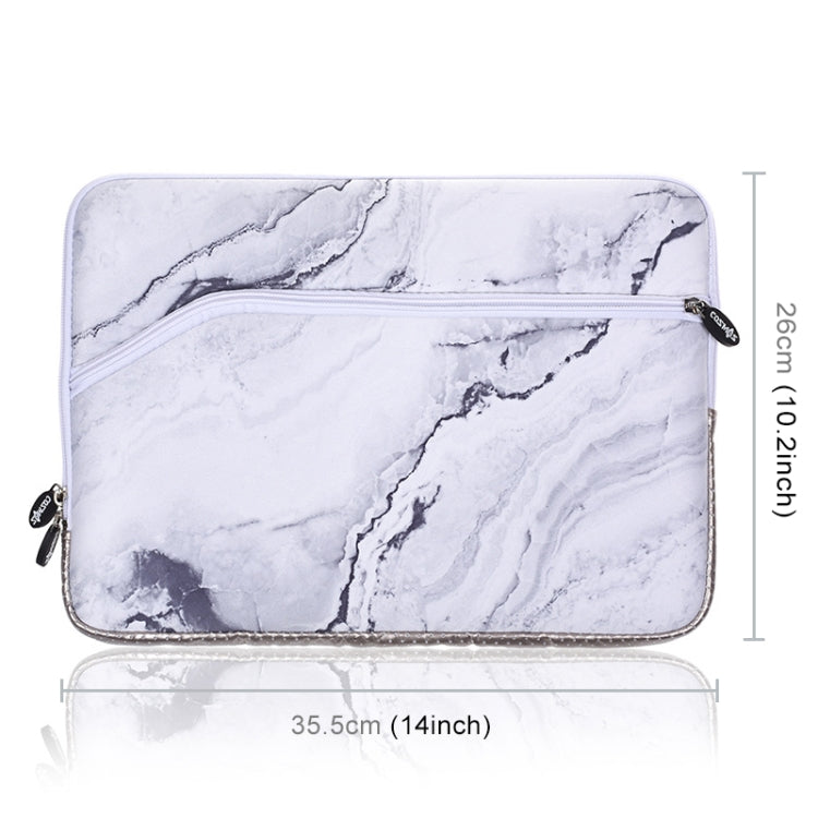 Simple Marble Pattern Neoprene Fashion Sleeve Bag Laptop Bag for MacBook 13.3 inch