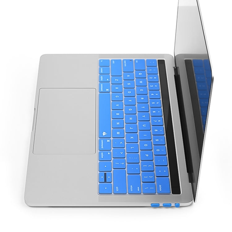 5 in 1 Silicone Anti Dust Plug Protective Cover for MacBook Pro 13.3 inch A1706 (2016 - 2017), MacBook Pro 13.3 inch A1708 (2016 - 2017), MacBook Pro 15.4 inch A1707 (2016 - 2017)