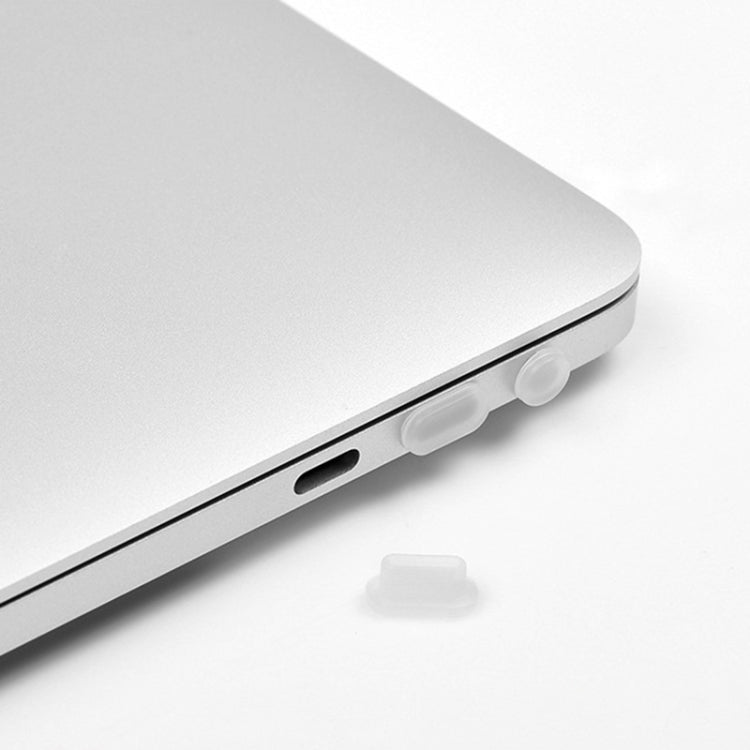 5 in 1 Silicone Anti Dust Plug Protective Cover for MacBook Pro 13.3 inch A1706 (2016 - 2017), MacBook Pro 13.3 inch A1708 (2016 - 2017), MacBook Pro 15.4 inch A1707 (2016 - 2017)