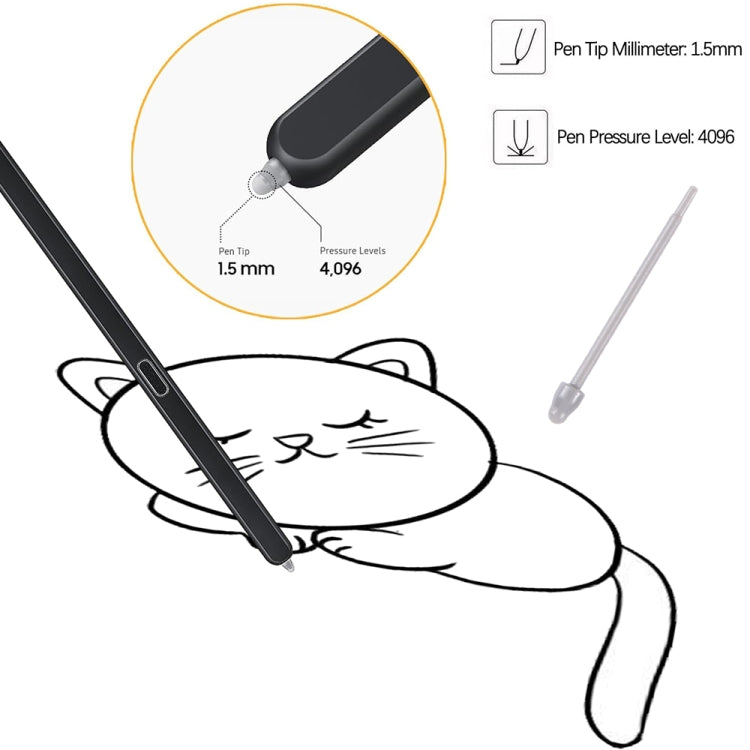 For Samsung Galaxy Z Fold5 / Fold4 / Fold3 4 in 1 Stylus Pen Replacement Pencil Tips