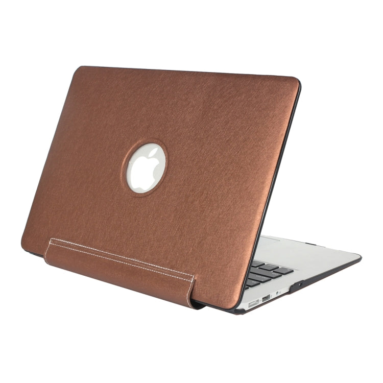For Macbook Pro 15.4 inch Silk Texture Apple Laptop United PU Protective Case