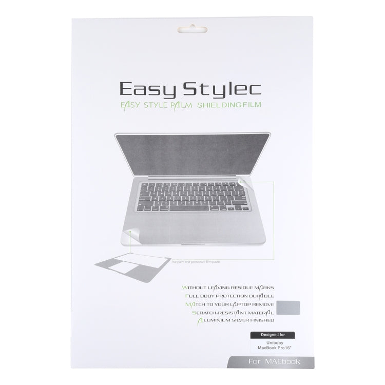 Palm & Trackpad Protector Full Sticker for MacBook Pro 16 (A2141)(Grey)