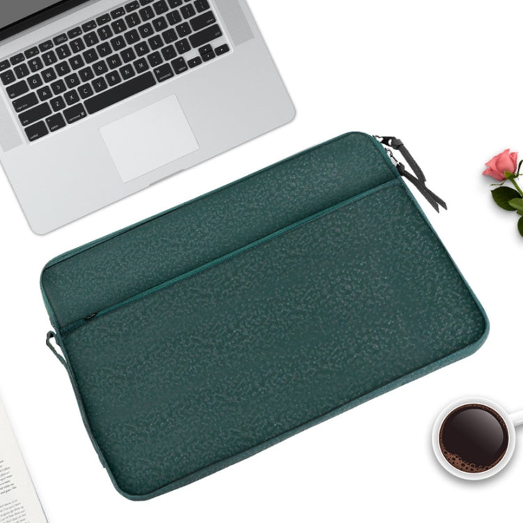 Diamond Pattern Portable Waterproof Sleeve Case Double Zipper Briefcase Laptop Carrying Bag for 11-12 inch Laptops