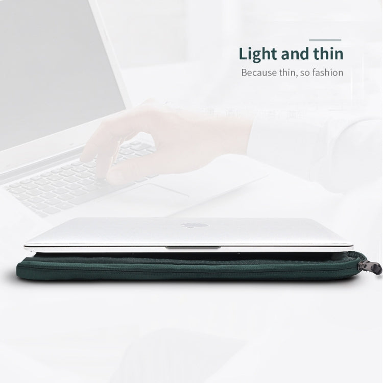 Diamond Pattern Portable Waterproof Sleeve Case Double Zipper Briefcase Laptop Carrying Bag for 15-15.4 inch Laptops