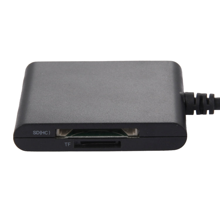 USB-C / Type-C 3.1 to 2 USB 3.0 Ports HUB + SD / TF Card Reader for MacBook Tablet PC, Google, Microsoft, Xiaomi, Letv Smartphones, Length: about 20cm