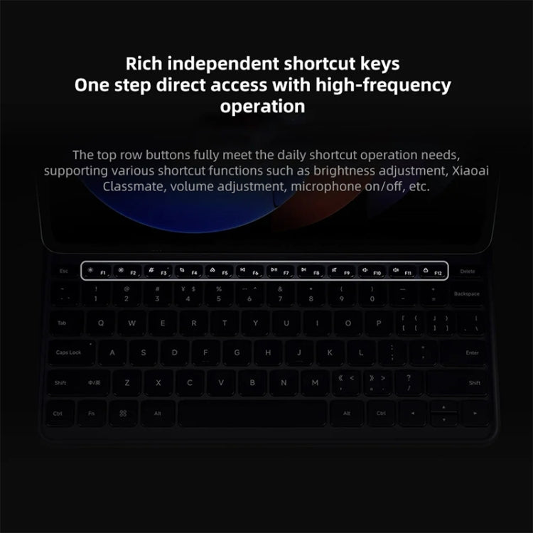 Original For Xiaomi Pad 6S Pro Keyboard Protective Leather Case