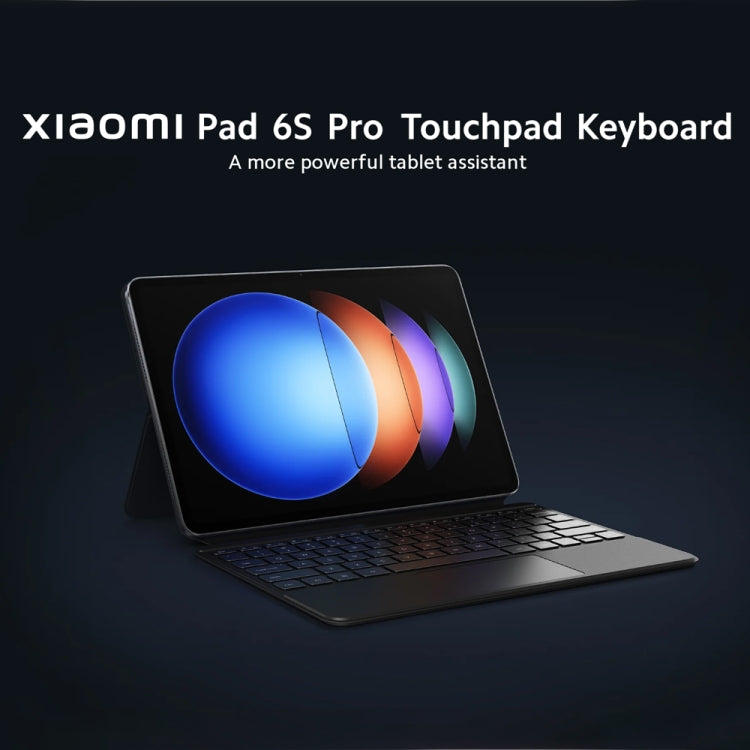 Original For Xiaomi Pad 6S Pro Intelligent Touch Pad Keyboard  - Black