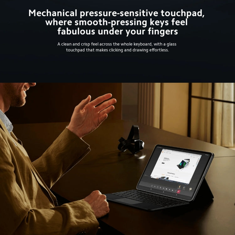 Original For Xiaomi Pad 6S Pro Intelligent Touch Pad Keyboard  - Black