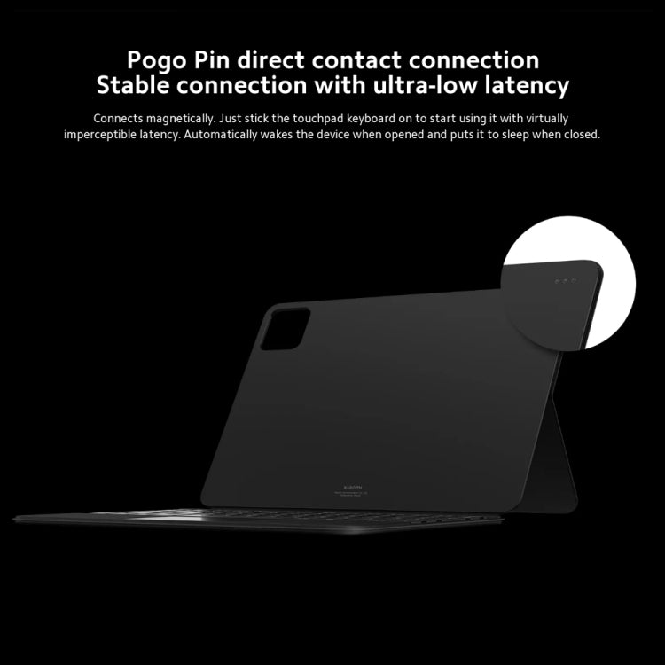 Original For Xiaomi Pad 6S Pro Intelligent Touch Pad Keyboard  - Black