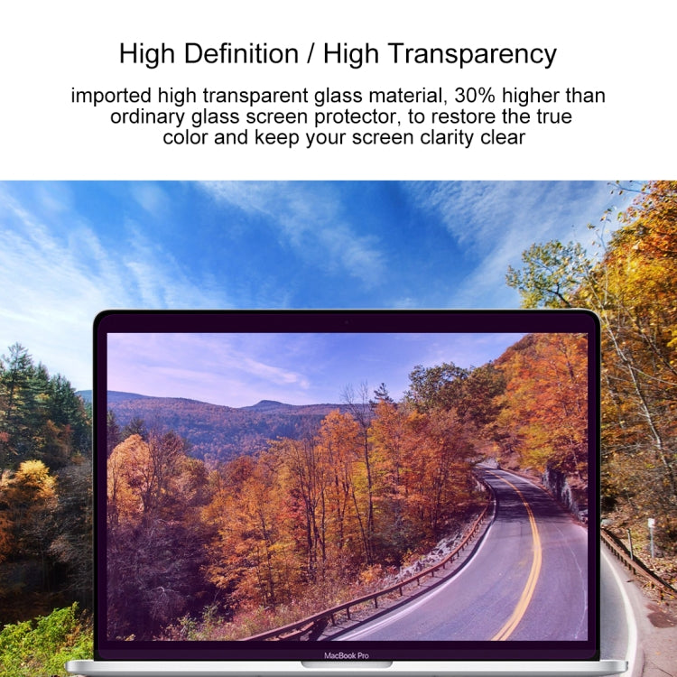 9H Surface Hardness Anti Blue-ray Explosion-proof Tempered Glass Film for MacBook Pro 13.3 inch (A1278)