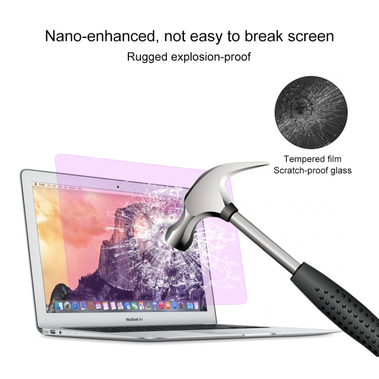 9H Surface Hardness Anti Blue-ray Explosion-proof Tempered Glass Film for MacBook Pro Retina 15.4 inch (A1398)