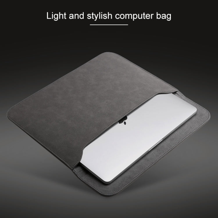 Horizontal Matte Leather Laptop Inner Bag for MacBook Pro 15.4 inch A1398 (2012 - 2015)