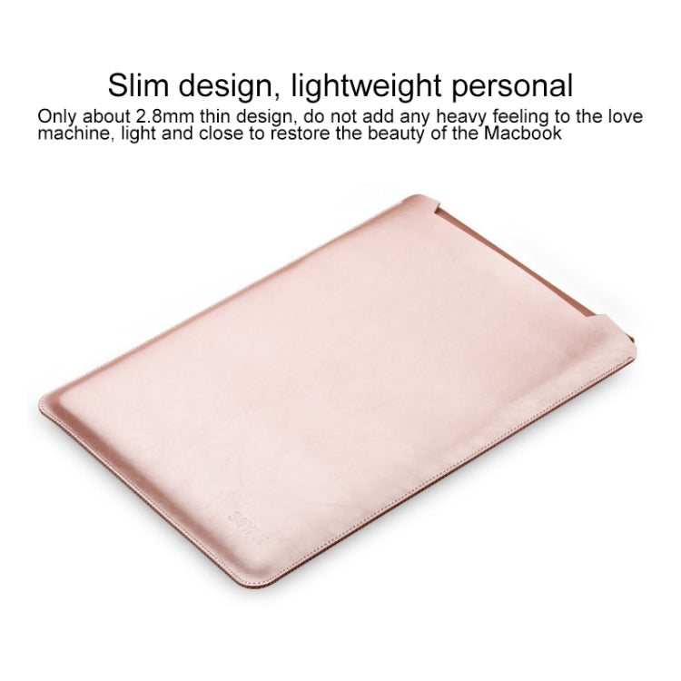 Laptop Microfiber Leather Inner Bag for MacBook Pro 15.4 inch