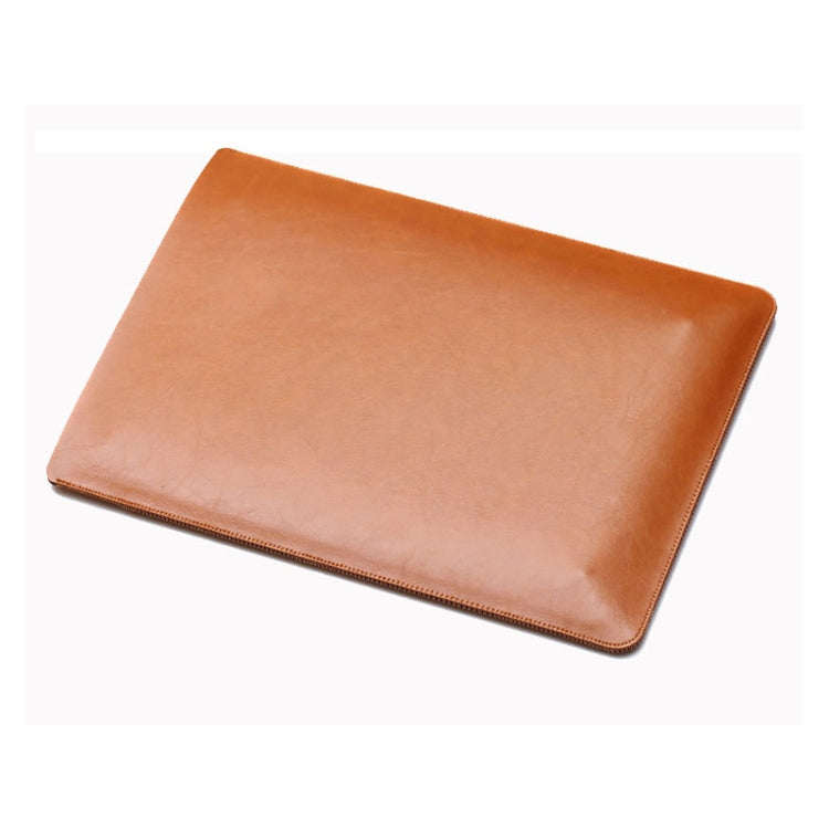 Laptop PU Leather Double Inner Bag for MacBook Air 11.6 inch