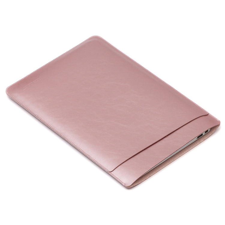 Laptop PU Leather Double Inner Bag for MacBook Air 13.3 inch