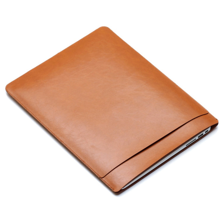 Laptop PU Leather Double Inner Bag for Macbook Air Retina 13.3 inch