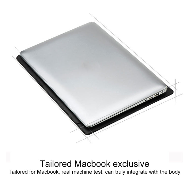 Laptop PU Leather Double Inner Bag for Macbook Air Retina 13.3 inch