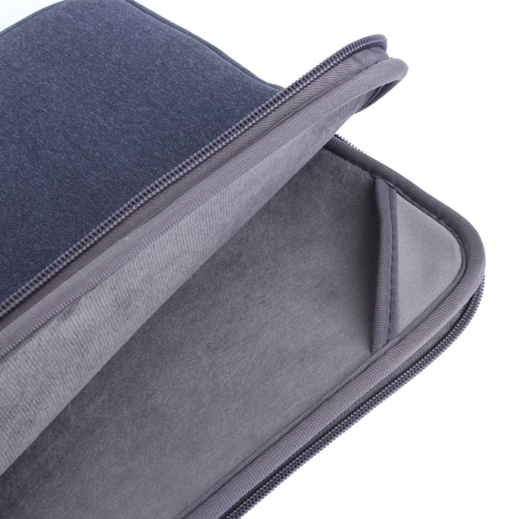 For Macbook Air 11.6 inch & Macbook 12 inch Universal Laptop Bag Soft Portable Package Pouch (Grey)