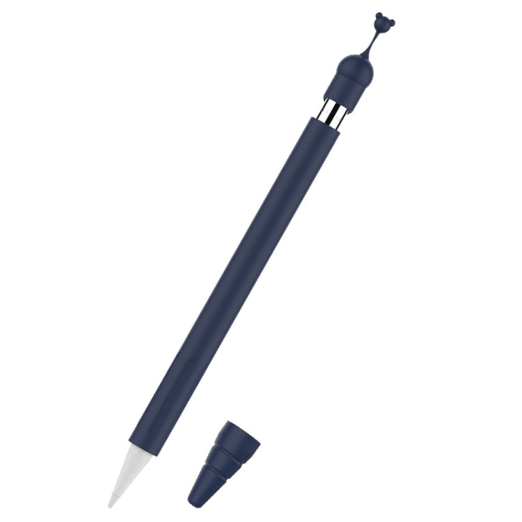 Anti-lost Cap Silicone Protective Cover for Apple Pencil 1