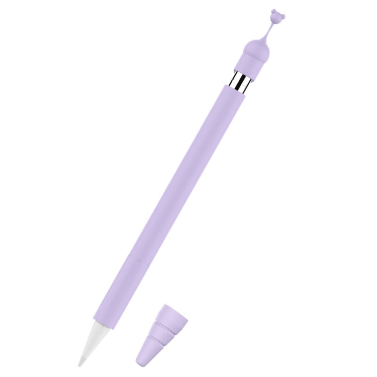 Anti-lost Cap Silicone Protective Cover for Apple Pencil 1