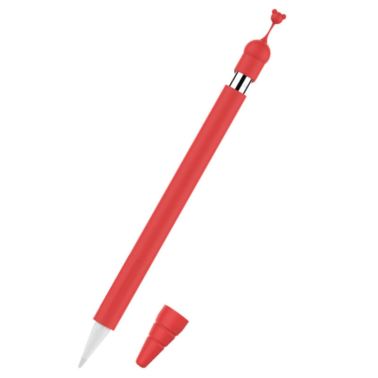 Anti-lost Cap Silicone Protective Cover for Apple Pencil 1
