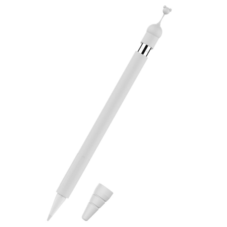 Anti-lost Cap Silicone Protective Cover for Apple Pencil 1