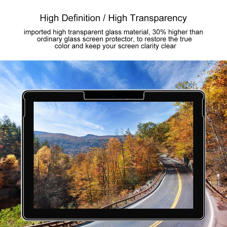 0.4mm 9H Surface Hardness Full Screen Tempered Glass Film for Microsoft Surface Go 10 inch