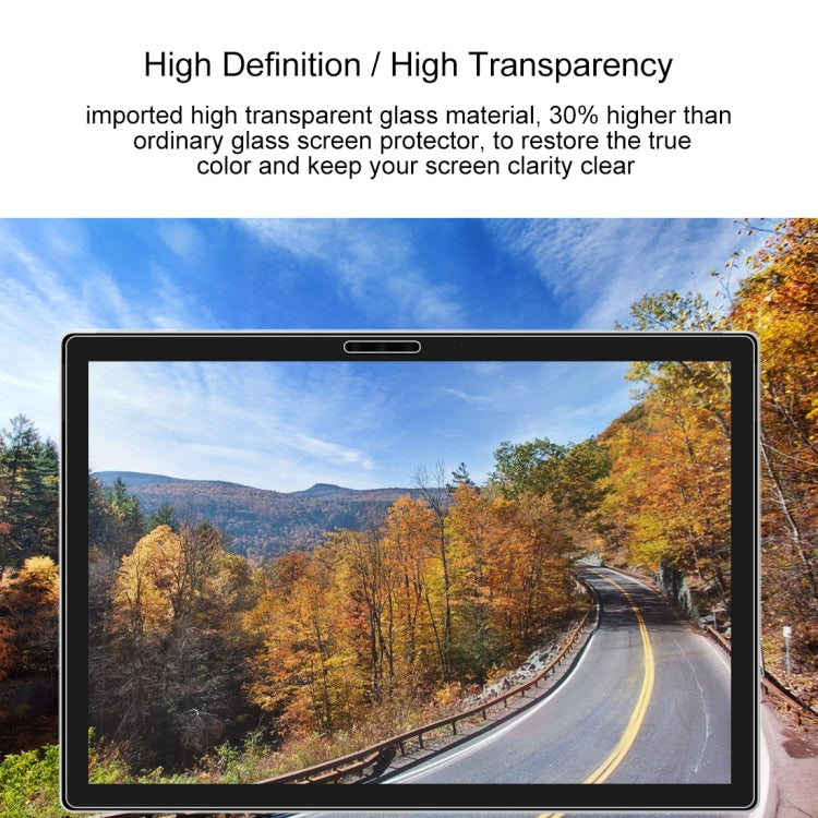 0.4mm 9H Surface Hardness Full Screen Tempered Glass Film for Microsoft Surface Pro 5 12.3 inch