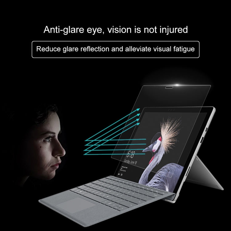 0.4mm 9H Surface Hardness Full Screen Tempered Glass Film for Microsoft Surface Pro 5 12.3 inch