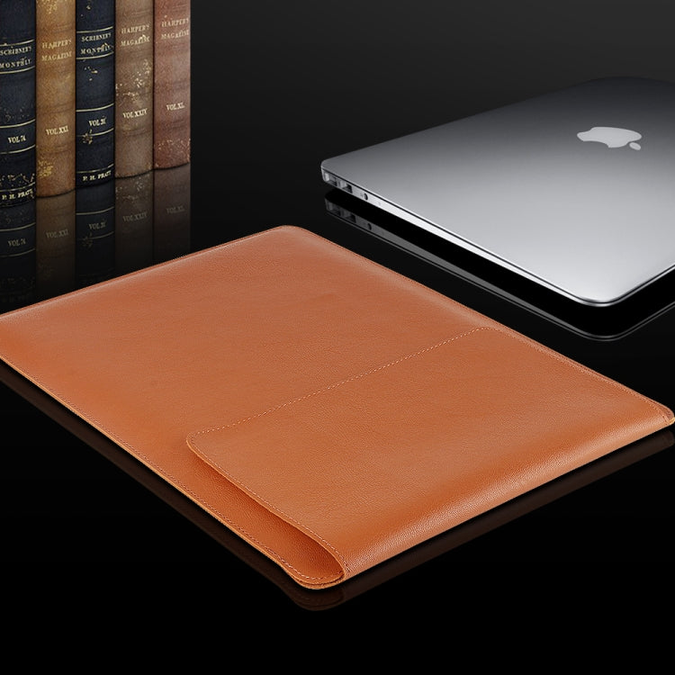 4 in 1 Laptop PU Leather Bag + Power Bag + Cable Tie + Mouse Bag for MacBook 13 inch