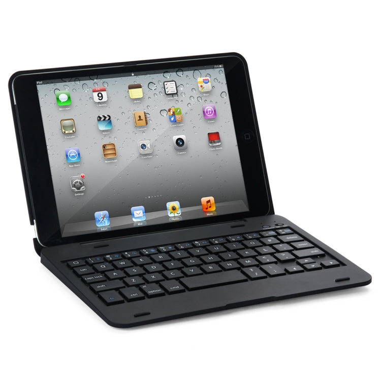 F1 For iPad mini 3 / 2 / 1 Laptop Version Plastic Bluetooth Keyboard Tablet Case