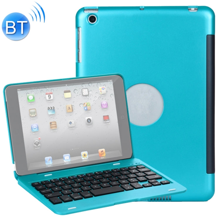 F1 For iPad mini 3 / 2 / 1 Laptop Version Plastic Bluetooth Keyboard Tablet Case