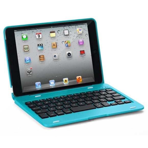 F1 For iPad mini 3 / 2 / 1 Laptop Version Plastic Bluetooth Keyboard Tablet Case