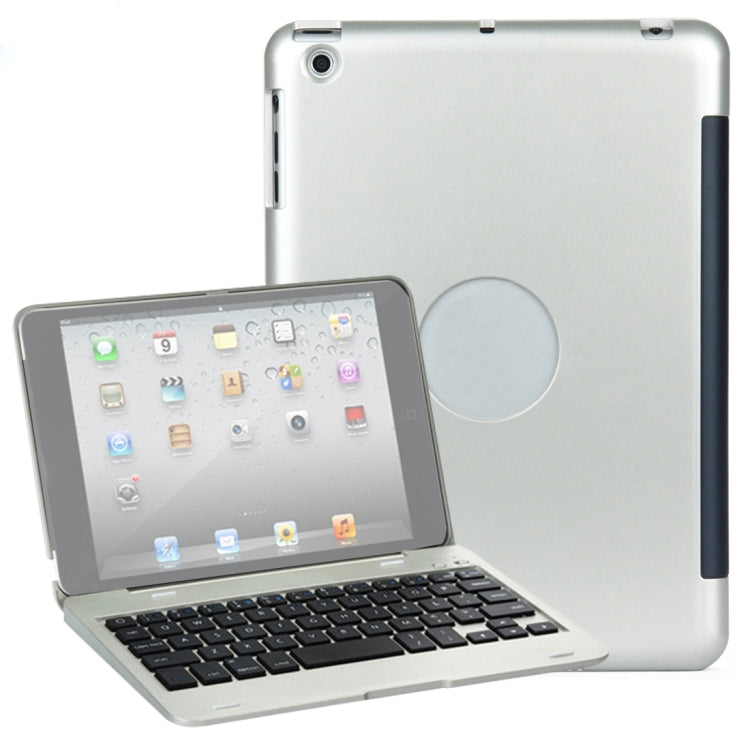 F1 For iPad mini 3 / 2 / 1 Laptop Version Plastic Bluetooth Keyboard Tablet Case