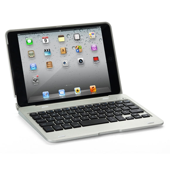 F1 For iPad mini 3 / 2 / 1 Laptop Version Plastic Bluetooth Keyboard Tablet Case
