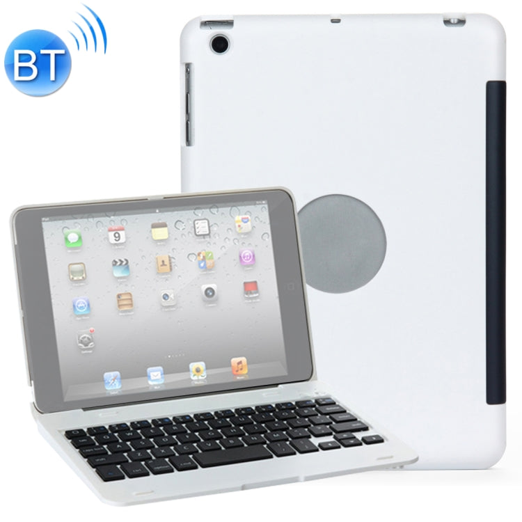F1 For iPad mini 3 / 2 / 1 Laptop Version Plastic Bluetooth Keyboard Tablet Case