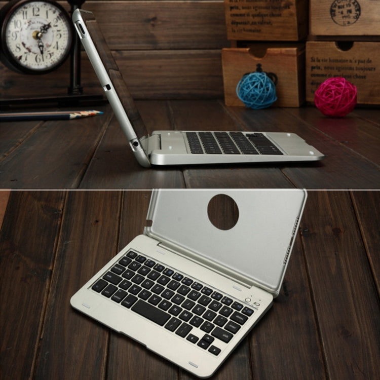 F1 For iPad mini 3 / 2 / 1 Laptop Version Plastic Bluetooth Keyboard Tablet Case