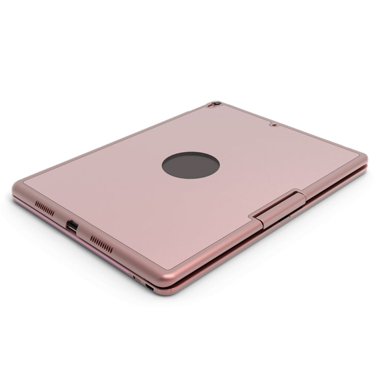 F360 For iPad Pro 10.5 inch & iPad Air 10.5 inch Rotatable Colorful Backlight Laptop Version Aluminum Alloy Bluetooth Keyboard Tablet Case