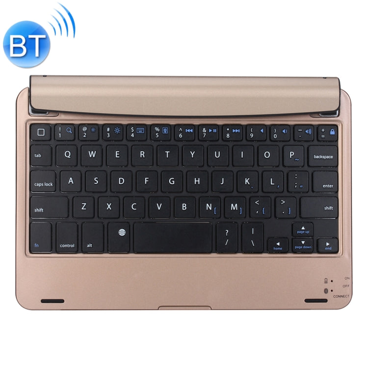 P1302-2 For iPad mini 4 Plug-in Card Slot Plastic Bluetooth Keyboard Tablet Case with Stand Function