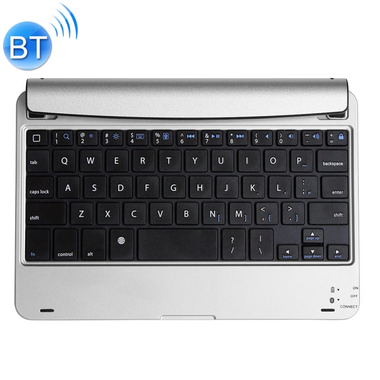 P1302-2 For iPad mini 4 Plug-in Card Slot Plastic Bluetooth Keyboard Tablet Case with Stand Function