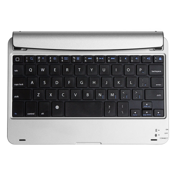 P1302 For iPad mini 3 / 2 / 1 Plug-in Card Slot Plastic Bluetooth Keyboard Tablet Case with Stand Function